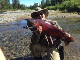 Dad with a King Salmon