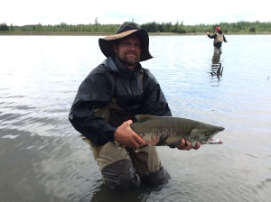 Neal and his Chum Salmon 